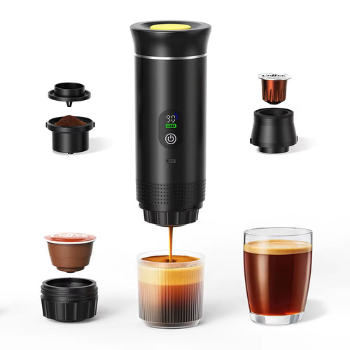 2025 LED Display Portable Espresso Machine 20Bar 3 in 1 Automatic USB Electric Coffee Maker Machine for Travel Outdoor Camping